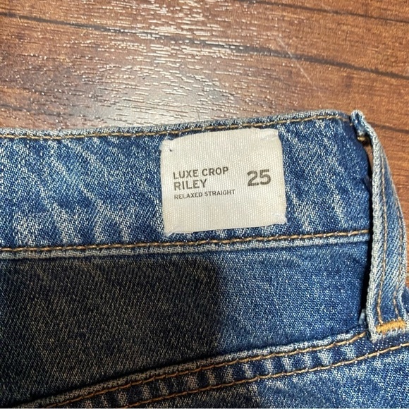 Hudson Jeans Riley Luxe Crop W/Raw Hem Size 25 - Picture 5 of 8